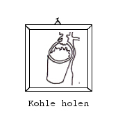 Zum Bild: 'Erika geht Kohle holen' 