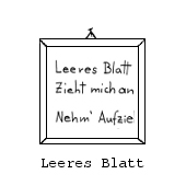 Zum Bild: 'leeres Blatt' 