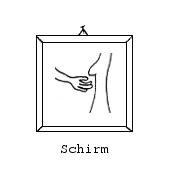 Zum Bild: 'Nu wei&szlig; er, wozu ich immer 'n Schirm dabei hab'