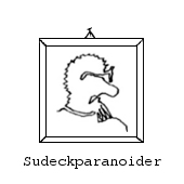 Zum Bild: 'Sudeckparanoider Rechtsh&auml;nder mit Fachliteratur!' 