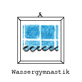 Zum Bild: 'kollektive Wassergymnastik' 