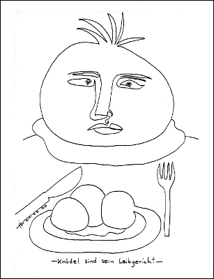 Kn&ouml;del sind sein Leibgericht