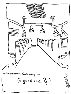 Korean subway (a good line?)