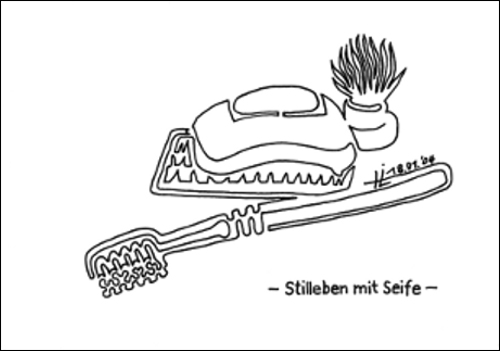 Stillleben mit Seife